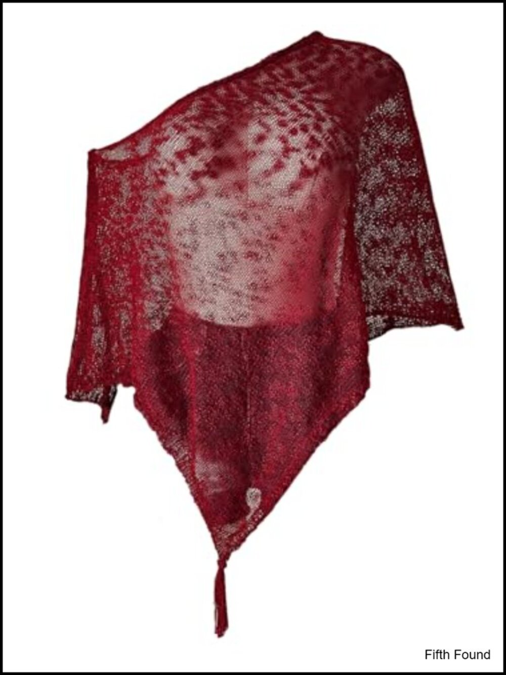 Plus Size Off Shoulder Poncho Top Crochet Sheer Mesh Asymmetrical Hem